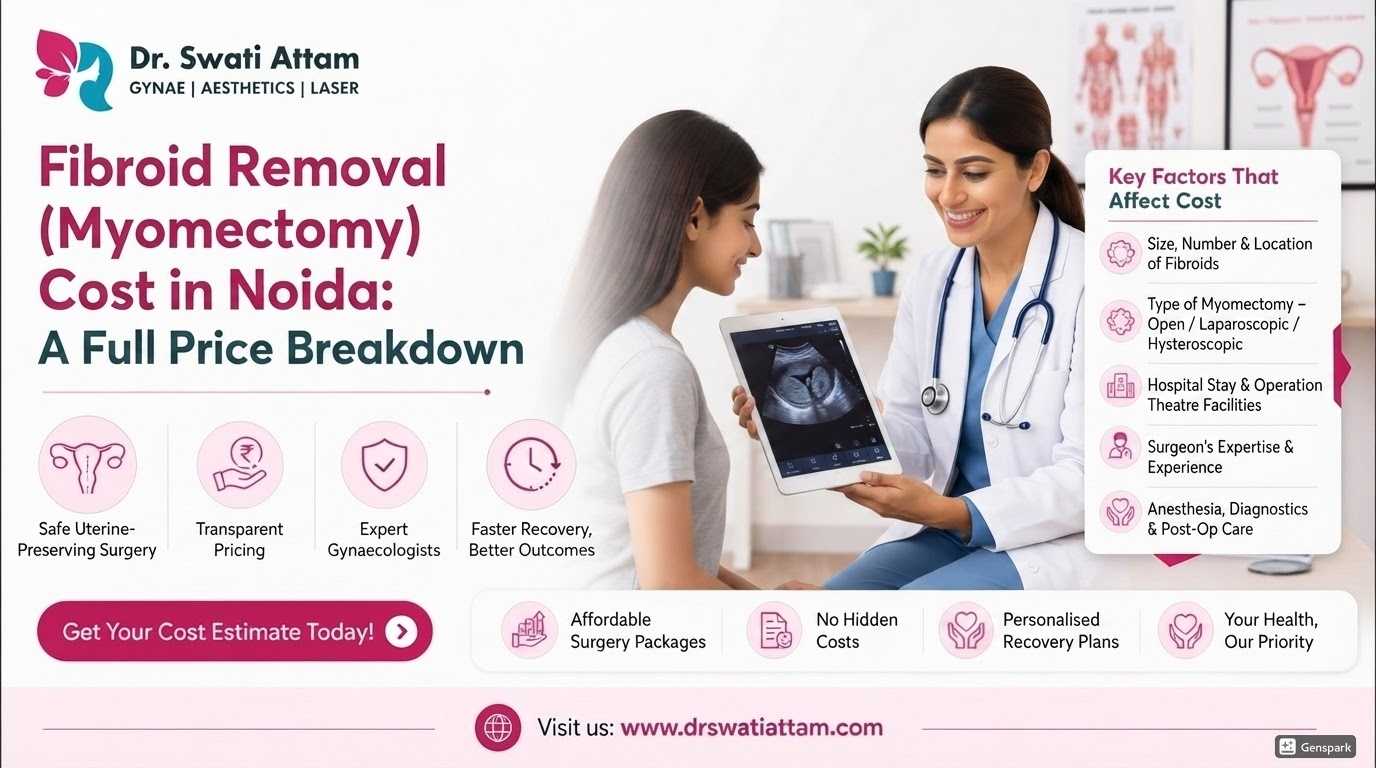 feature image for Fibroid Removal Myomectomy Cost in Noida blog